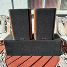 Klh HT-300 Speaker Set Piece Home Theater (bookshelf + Center) Untested. Fixed Price $64.99.