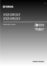 Operating Instructions For Yamaha YST-SW215, YST-SW315. Fixed Price $12.50.