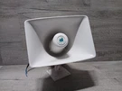 Vintage 4J Fourjay Industries Loudspeaker Pa Horn Dayton, Ohio White. Fixed Price $34.99.