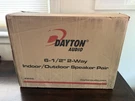 Dayton Audio IO655BT 6-1/2 2-WAY 70V Indoor/outdoor Speaker Pair Black. Fixed Price $199.99.