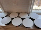 Monitor Audio CP-CT260 In-ceiling Speakers Set Of 8 Wired White Banana Jack. Fixed Price $1000.00.