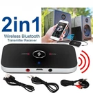 2-IN-1 Bluetooth Receiver & Transmitter Wireless Rca 3.5MM Aux Audio Adapter. Fixed Price $9.85.
