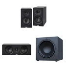 Elac 3.0 Bookshelf Package Black With 15 Inch Subwoofer And Debut.... Fixed Price $1697.00.
