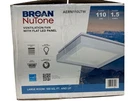 Broan Nutone Cfm Ceiling Bathroom Exhaust Fan Led Light AERN110LTW (ob). Fixed Price $99.95.