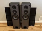 Pioneer S-H352F-K Black Floorstanding Pair Of Speakers Tested, Working Video. Fixed Price $170.00.