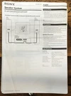 Sony SS-MF750H -MF650H -MF550H Speaker Owner / User Manual *original*. Fixed Price $14.97.