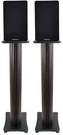 (2) Rockville Rockshelf 68D 400W Dark Wood 6.5" Bookshelf SPEAKERS+36" Stands. Fixed Price $229.90.