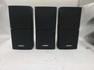 Lot Of 3 Bose Double Dual Cube Speakers Acoustimass Lifestyle Mountable. Fixed Price $55.00.