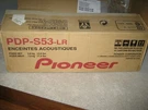 Pioneer Model PDP-S53-LR Speakers With Brackets Nib. Fixed Price $25.00.