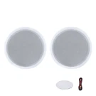 Uimoso Bluetooth Speakers 8" In-wall & In-ceiling 2-WAY Audio Pair. Fixed Price $59.99.