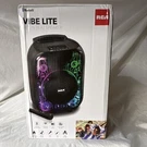 Rca Vibe Lite Portable Bluetooth Speaker W/ Led Lights, Fm Radio, Aux, Mic. Fixed Price $25.00.