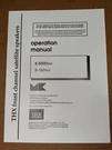 M&k Miller Kreisel S-5000THX/ S-150THX Owners Manual Front Speaker System. Fixed Price $9.95.
