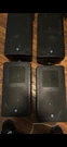 Atlas Sound SM82T-B Passive Speakers Set Of 4, Black, 150W, Wired. Fixed Price $800.00.