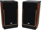 LUHSL20B Cherrywood And Black 2-WAY Bookshelf Speakers With Bluetooth Home Ste. Fixed Price $253.35.