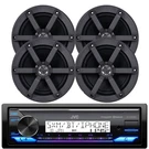 Jvc KD-X38MBS Din Bluetooth Usb Led Stereo Receiver, 4X 6.5" 100W Speaker. Fixed Price $387.00.