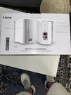 Ihome Outdoor Speakers Audio IHSI-W400BT-PR-WHT Waterproof Mountable New. Fixed Price $65.00.