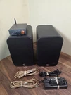 Q Acoustics 3020I Bookshelf Speaker Pair + Fosi Audio Amp - Carbon Black. Fixed Price $429.99.