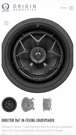 Origin Acoustics Director D67 In-ceiling Loudspeaker 2-WAY 6.5" Glass Fiber. Fixed Price $250.00.