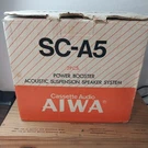 Vintage Aiwa SC-A5 Speakers Nos New Box Cassette Audio Acoustic System. Fixed Price $59.95.