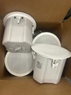 Four Crestron Saros IC4T-W-T 2-WAY In-ceiling Speakers White 6507583. Fixed Price $140.00.