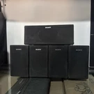 Sony SS-MSP75 SS-CNP75 Surround Sound Speaker Set- Black- Untested. Fixed Price $15.00.