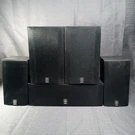 Yamaha Set Of 5 NS-AP2800BLC 1X Center, 2X Front, Bookshelf Speakers, Working. Fixed Price $99.95.