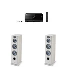 Focal Bundle: Vestia NO4 Light Wood Floorstanding Speakers (2X) + Av Receiver.... Fixed Price $5529.99.