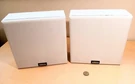 Pair Of White Yamaha NS-A90B Bookshelf Speakers Tested. Fixed Price $22.95.