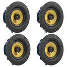 4 Pack Tdx 6.5" 2-WAY Ceiling Wall Home Theater Speaker Flush Mount White New. Fixed Price $180.45.