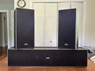 (3) Jvc SP-THD5 Home Theater Speakers (2) Front/bookshelf And (1) Center. Fixed Price $34.99.