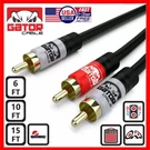 2 Rca To 1 Male Subwoofer Audio Splitter Y Cable Stereo Bass Bi-direction. Fixed Price $9.49.