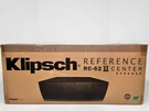 Klipsch RC-62 Ii Center Speaker Black Reference Series Open Box. Fixed Price $359.99.