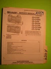 Sharp CD-C420 Cp SR420 C2700 Service Manual Original Repair Book Stereo. Fixed Price $20.00.