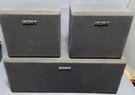 Sony Surround Sound Speakers SS-SR9 Left & Right, SS-CS9 Center. Fixed Price $24.99.