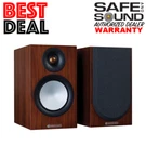 Monitor Audio Silver 100 7G Bookshelf Speakers (pair) Natural Walnut. Fixed Price $1649.00.