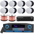 Vaiyer Home Theatre System 2000W W/8 Qty X 5.25" Ceiling Speakers 175W/EACH. Fixed Price $483.99.