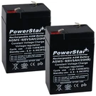 2 Pack: Powerstar 6V 5AH Battery Replaces Samson Expedition Escape Speaker. Fixed Price $34.88.