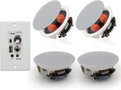 Herdio 6.5'' Bluetooth Ceiling Wall Speakers (4 Pack) With Amplifier. Fixed Price $111.20.
