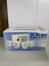 Cambridge Soundworks Pcworks CSW1000 Four Point Surround Speakers And Subwoofer. Fixed Price $129.99.