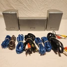 Lot 3 Samsung Surround Speakers Silvr PSRS610E PSFS610E PSCS610E Rearfrontcenter. Fixed Price $20.00.