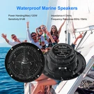 Herdio 6.5" Marine Boat Speakers 240W Wired Waterproof Outdoor Ceiling. Fixed Price $66.54.