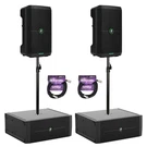 Mackie Thumpsub Go 8" Subwoofer & Loudspeakers Pair Bundle W/ 2X Poles Xlr. Fixed Price $2159.99.