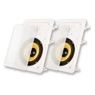 Acoustic Audio HD-650 Flush Mount In Wall Speakers With 6.5" Woofers Pair. Fixed Price $77.88.