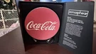 Origaudio Sonosphear Coca-cola Bluetooth Wireless Home Speaker, 2.0 Channel, Red. Fixed Price $175.00.