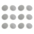 Pyle 8" 500W Way Wall/ceiling Home Speakers System Audio Stereo, 12 Pack. Fixed Price $267.99.