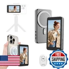 Vlog Selfie Monitor Screen For Iphone/android, Audio Sync, Built-in Speaker, Wir. Fixed Price $75.08.