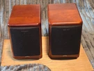 Jvc Cherry Wood Mini Bookshelf Speakers Pair UX7000 Japan Working. Fixed Price $69.99.