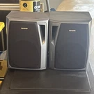 Pair Aiwa Way Bass Speaker System Model SX-NA22. Fixed Price $34.99.