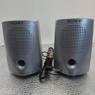 Sony SRS-P7 Portable Wired 4" Stereo Speaker Desktop System Silver Works. Fixed Price $15.00.