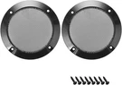 Uxcell 2PCS 2" Speaker Grill Mesh Decorative Circle Woofer Guard Black. Fixed Price $13.99.